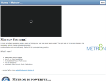 Tablet Screenshot of metron-imaging.com